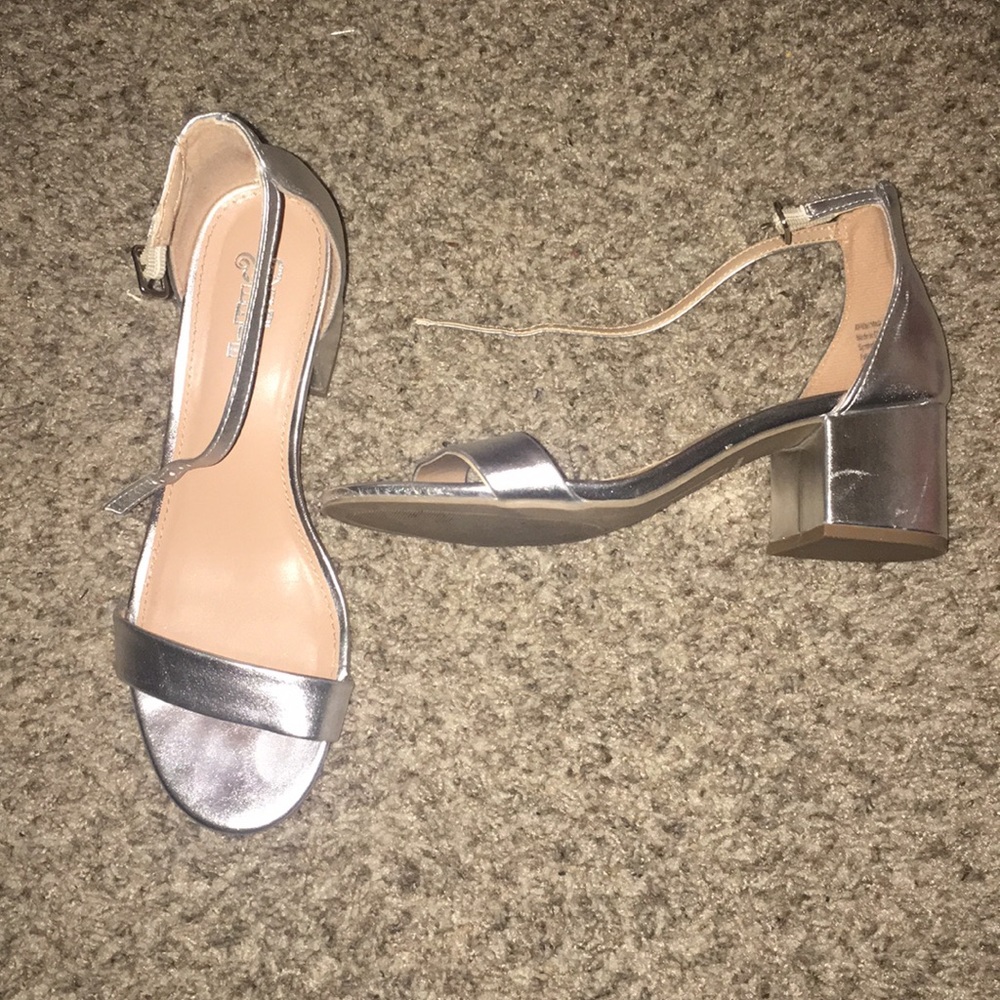 Silver heels